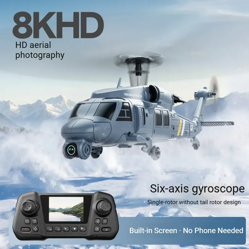 Rc Helicopter Single Rotor - L2-DORN RC Apache Helikopter 8K Hava