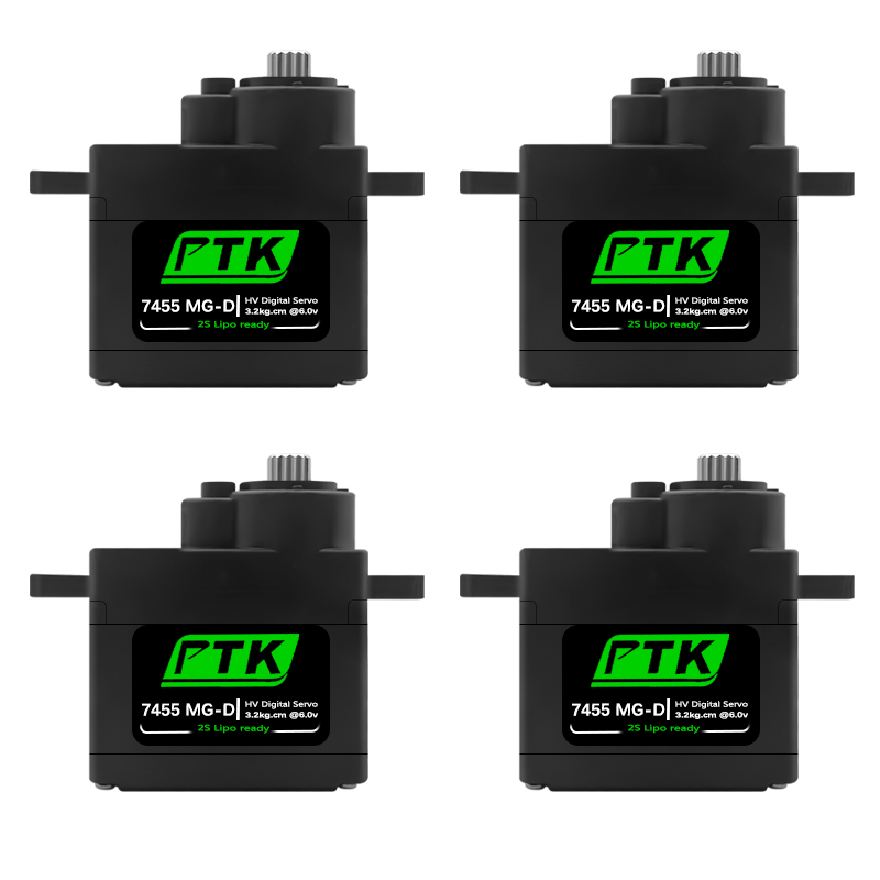 Rc Helicopter Parts - PTK 7455MG-D servo 12g Dijital Servo