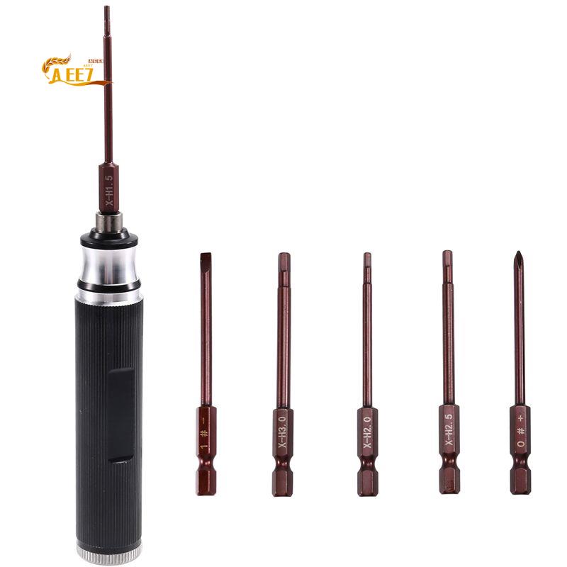 Rc Helicopter Tool Kit - AEE7-6-In-1 Altıgen Tornavida 1.5/2.0/2.5/3.0Mm Tamir Aleti