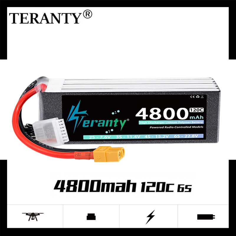 Rc Helicopter Battery - TERANTY 6S 4800mAh Lipo Pil 22.8V