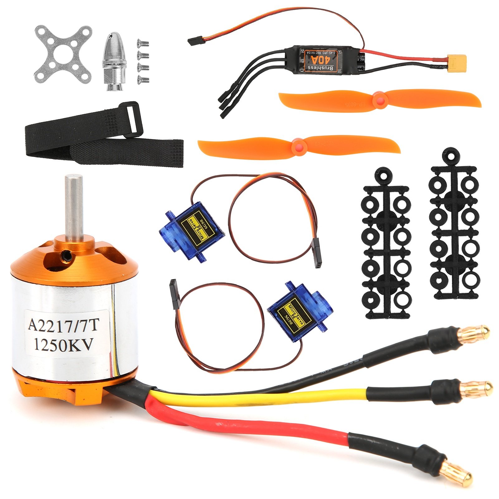 Rc Helicopter Motor - 2217 KV1250 Motor 8060 Pervane Direksiyon
