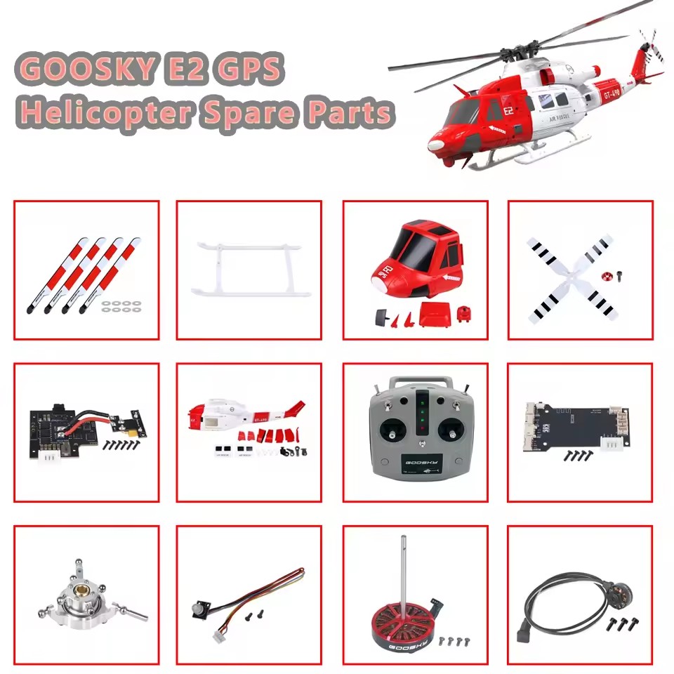 Rc Helicopter Case - GOOSKY E2 GPS UH-1Y Helikopter Yedek