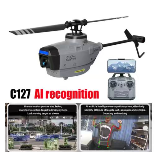 Rc Helicopter Single Rotor - RC ERA C127 AI Fırçasız 4