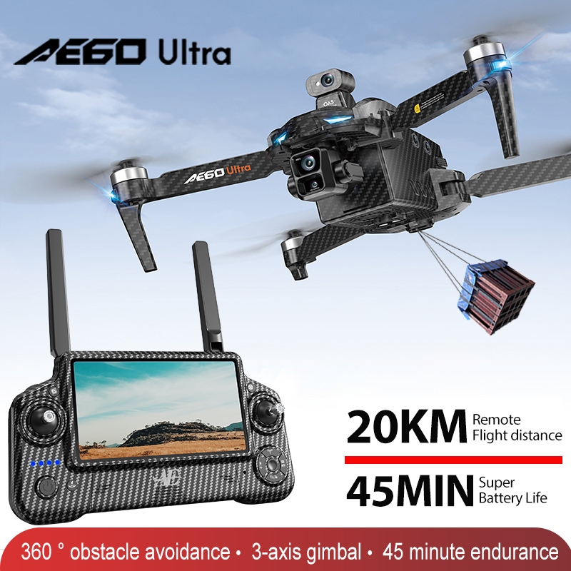 Rc Helicopter Electric - AE60 GPS Drone Profesyonel 8K Kamera