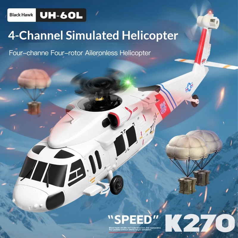 Rc Helicopter Charger - Wltoys K270 Black Hawk Uh 60l