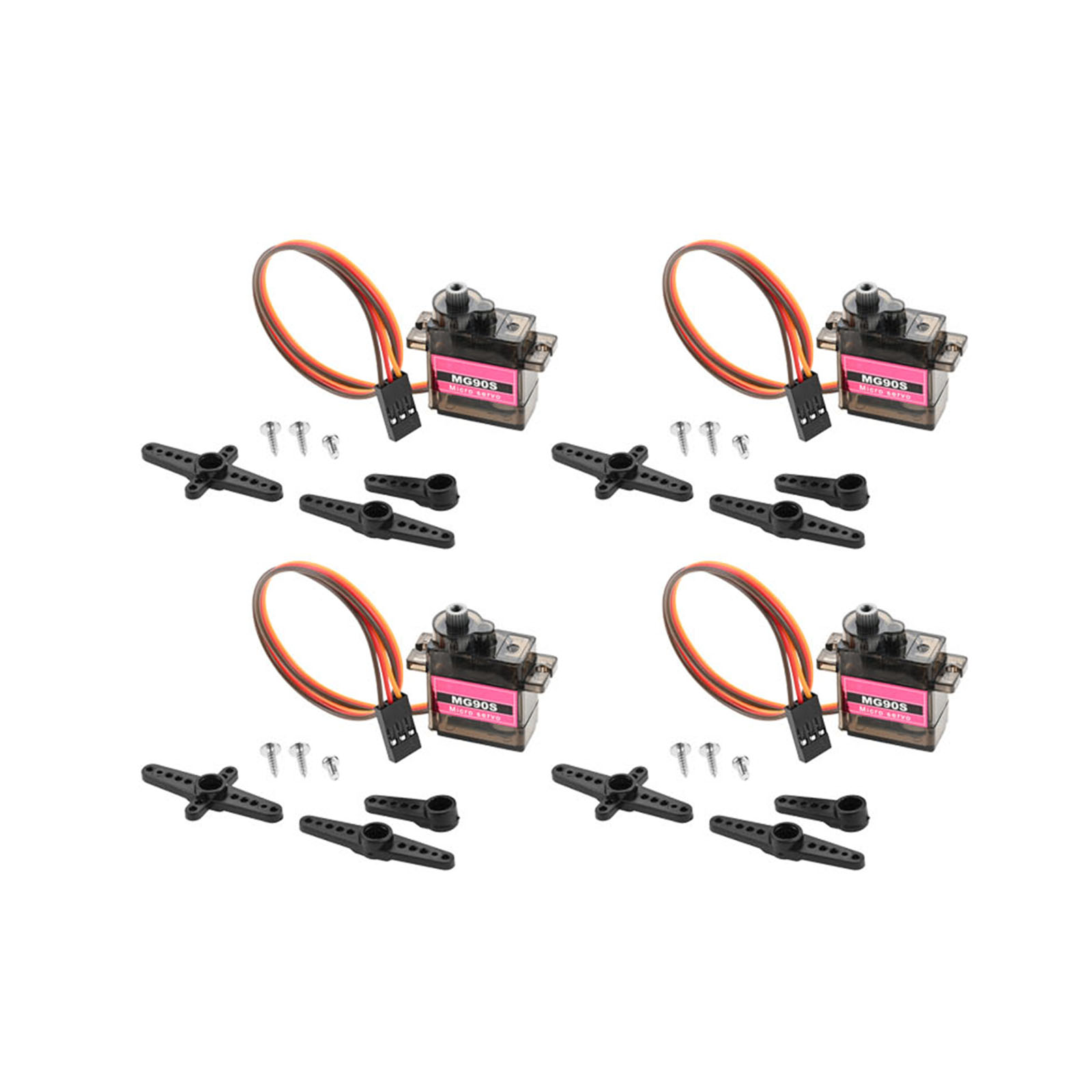 Rc Helicopter Mini - 4 adet Mikro Servo Metal Dişli