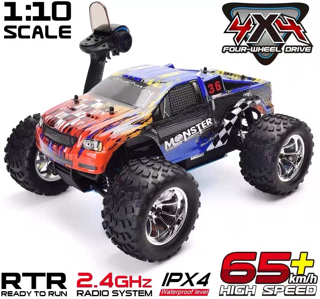 Rc Helicopter Nitro - HSP RC Kamyon 1:10 Ölçekli Nitro