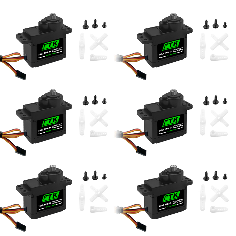 Rc Helicopter Parts - PTK 7452 MG-D 9g Dijital Servo