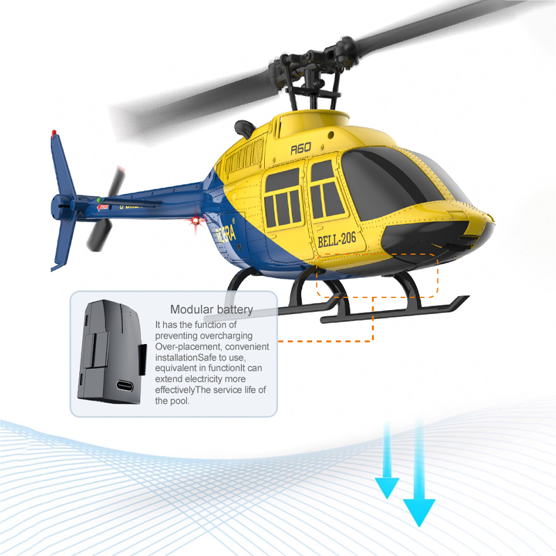A60 RC Helikopter 2.4G 6 Eksen - Rc Helicopter Case incelemesi ve fiyatı