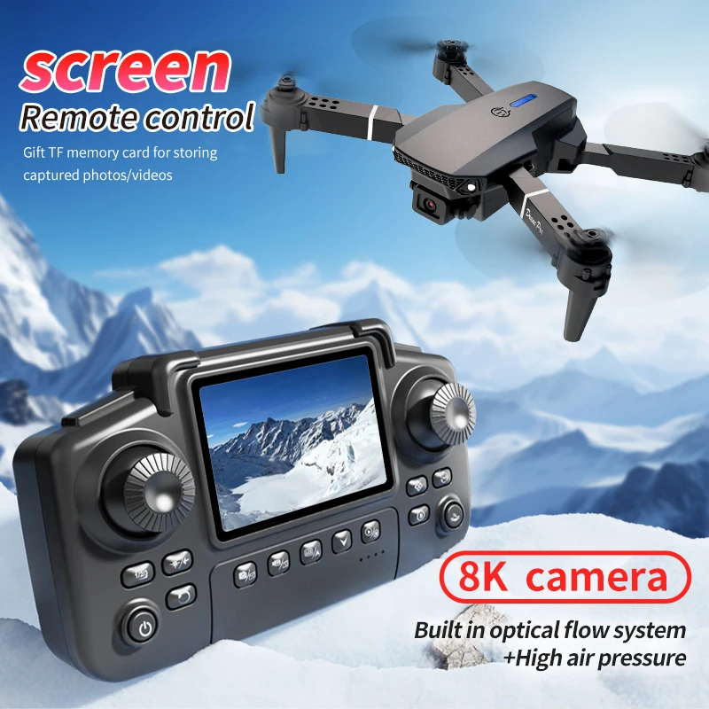 Profesyonel E88 PRO Drone ekra - Rc Helicopter Electric incelemesi ve fiyatı
