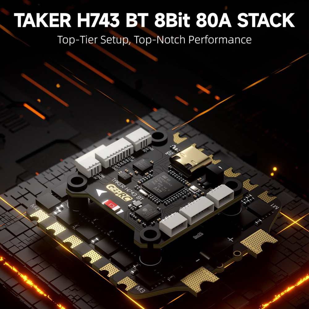GEPRC TAKER H743 BT 8Bit 80A S - Rc Helicopter Case incelemesi ve fiyatı