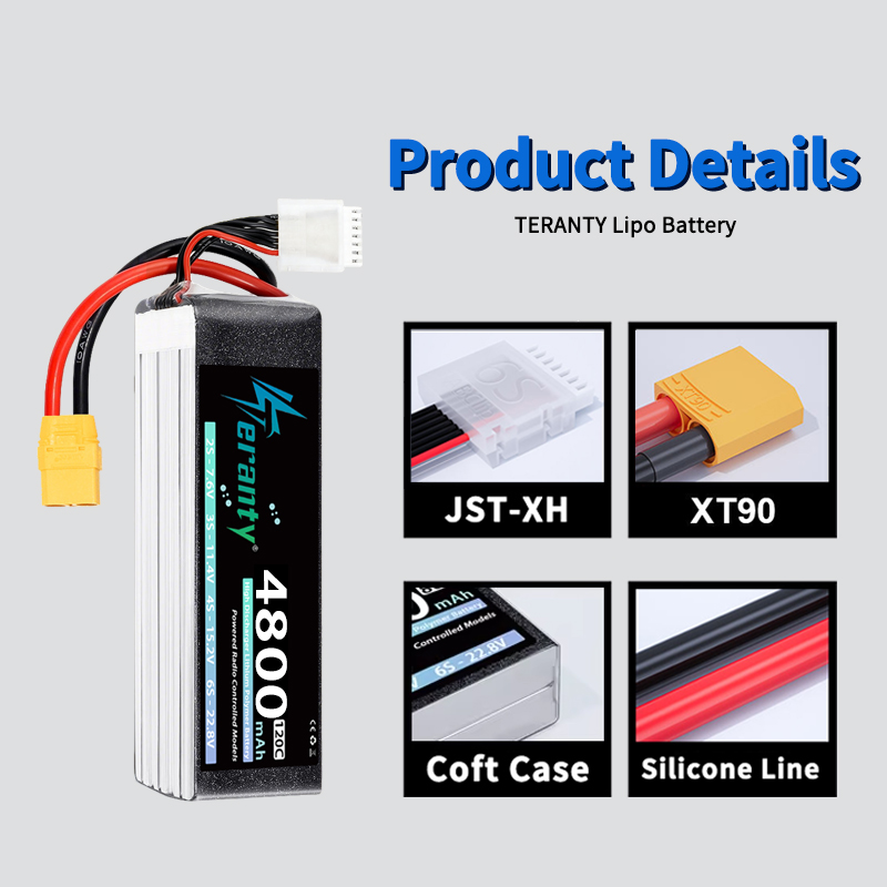TERANTY 6S 4800mAh Lipo Pil 22 - Rc Helicopter Battery incelemesi ve fiyatı