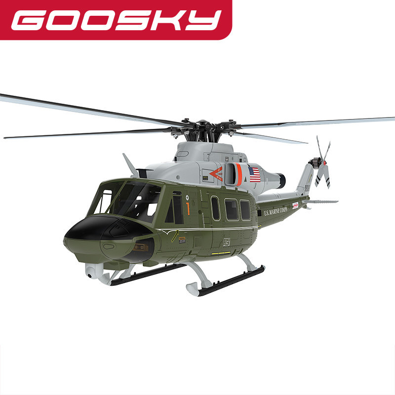 Goosky E2 Uh-1y GPS Fırçasız U - Rc Helicopter Charger incelemesi ve fiyatı