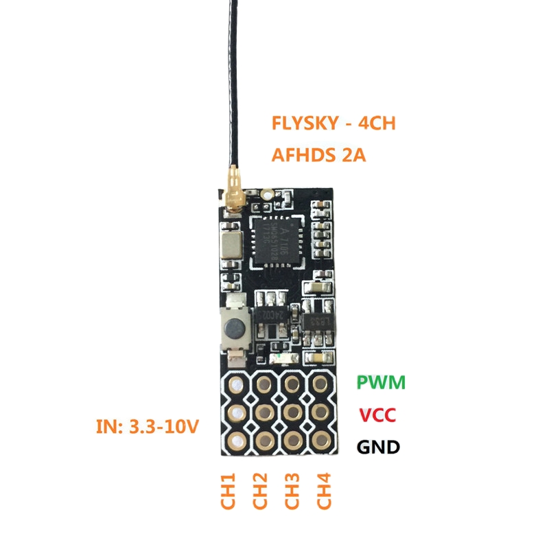 Flysky FS2A Mini Alıcı 4CH AFH - Rc Helicopter Battery incelemesi ve fiyatı