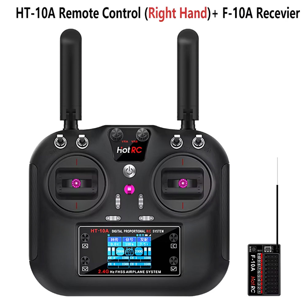 Hotrc HT-10A 2.4G 10CH Verici  - Rc Helicopter Battery incelemesi ve fiyatı