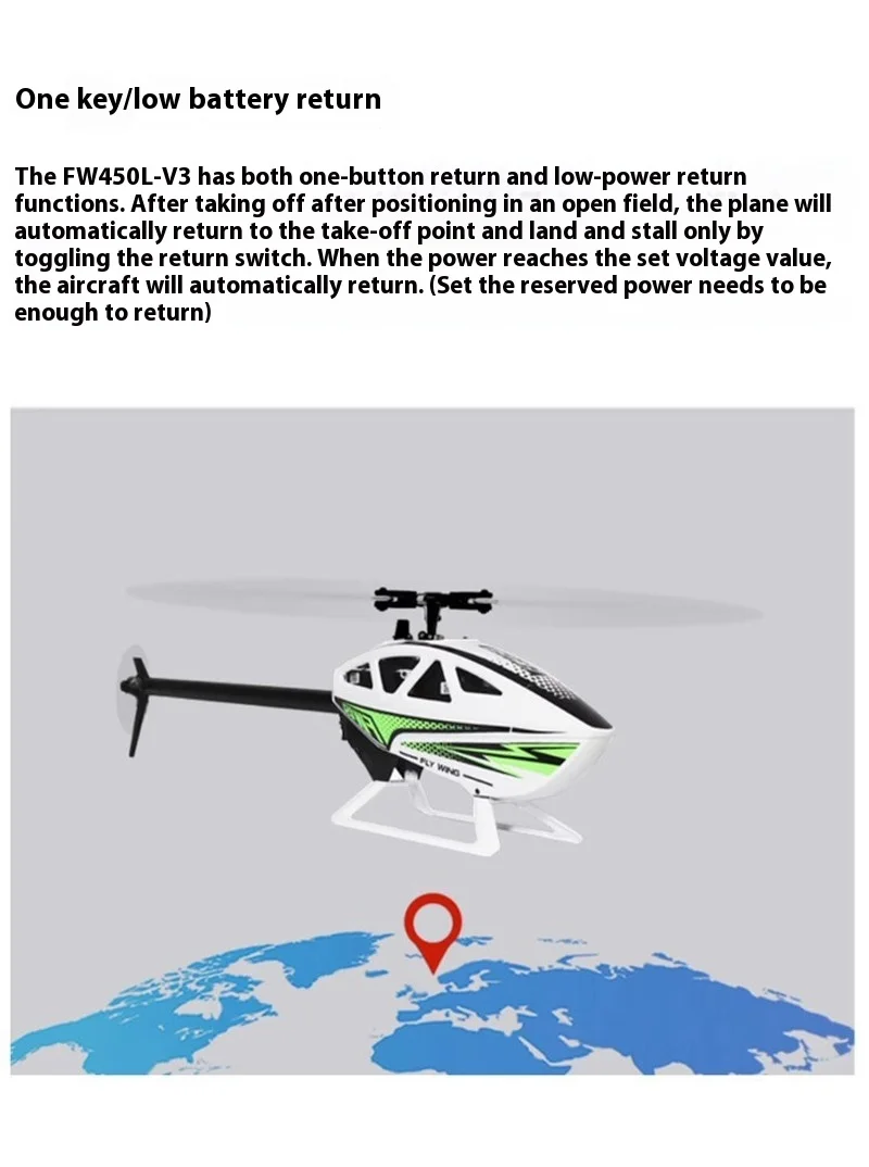 FLYWING FW450 RC 6CH 3D FW450L - Rc Helicopter Gyro incelemesi ve fiyatı