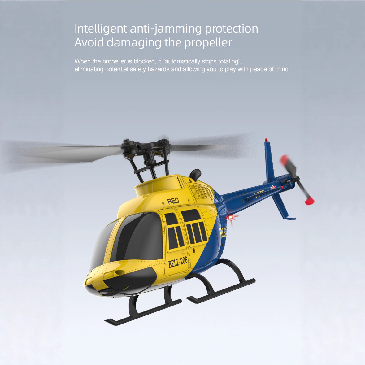 A60 1/42 Ölçekli Bell 206 RC H - Rc Helicopter Single Rotor incelemesi ve fiyatı