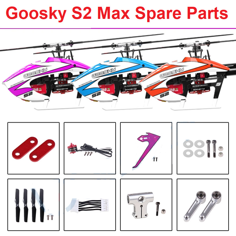 GOOSKY S2 MAX RC Helikopter Ye - Rc Helicopter Coaxial incelemesi ve fiyatı